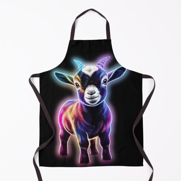 Item preview, Small Young Little Cute Baby Goat Neon designed and sold by JackJacek.