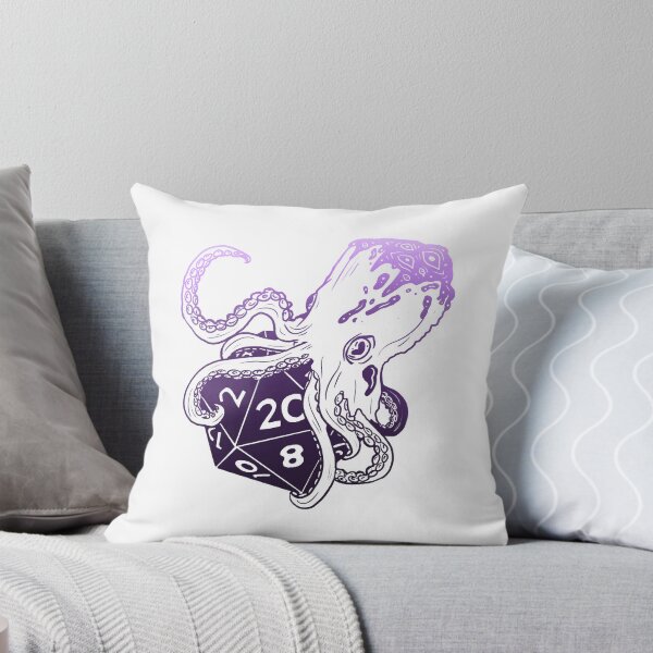 Item preview, Tentacle dice: Dnd fathomless subclass d20 (eldritch purple) designed and sold by TheDoodlemancer.