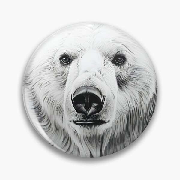 Item preview, Polar bear pencil drawing designed and sold by Pencil-Art.