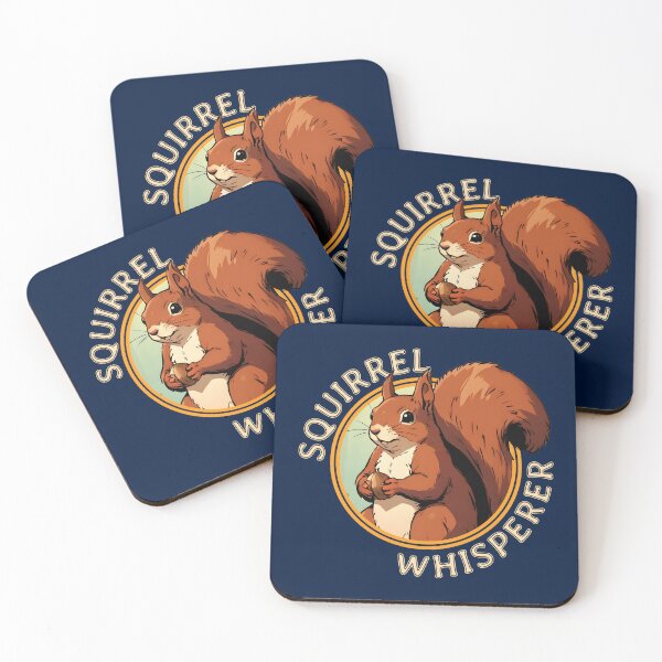Item preview, The Squirrel Whisperer Retro Vintage Theme Cute Squirrel designed and sold by thecatcouch.