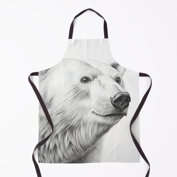 Item preview, Polar bear pencil drawing designed and sold by Pencil-Art.