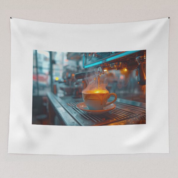 Item preview, Expert Barista Creating Stunning Latte Art at Urban Coffee Roastery designed and sold by Shirtastically.