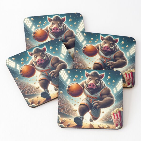 Item preview, Boar basketball player. designed and sold by MyHappyArtShop.