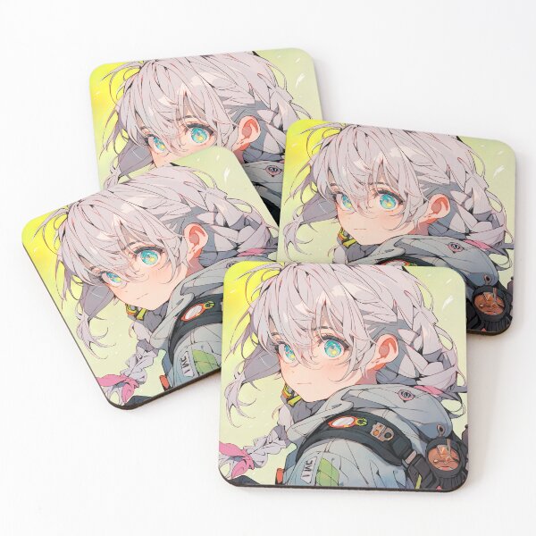 Item preview, Vibrant Pastel Explorer Anime Girl designed and sold by bubblegoth.