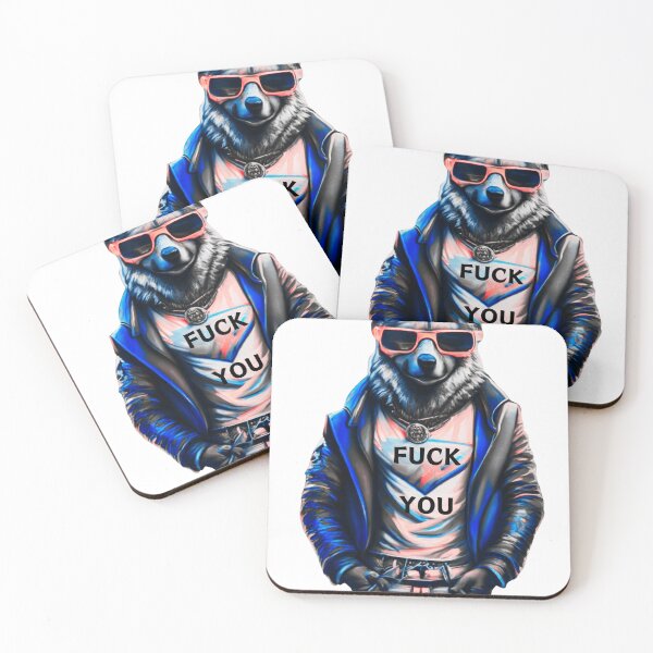 Item preview, Edgy Clipart Drawing of A Handsome Young Wolf Pop Art Urban Art, whimsey designed and sold by Wolvescreate.