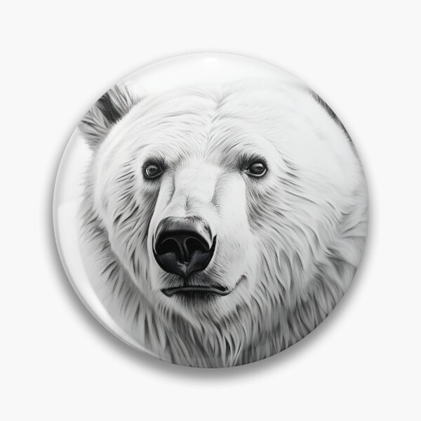 Item preview, Polar bear pencil drawing designed and sold by Pencil-Art.