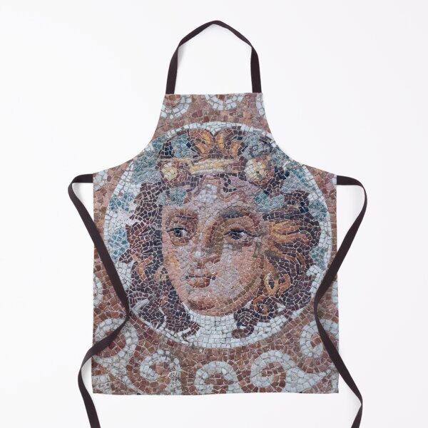 Item preview, Mosaic with the head of Dionyssos from a Roman Villa in Greece 150 -200 AC designed and sold by Photopat.