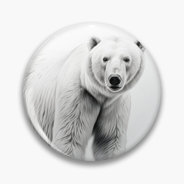 Item preview, Polar bear pencil drawing designed and sold by Pencil-Art.
