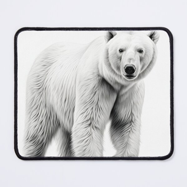 Item preview, Polar bear pencil drawing designed and sold by Pencil-Art.