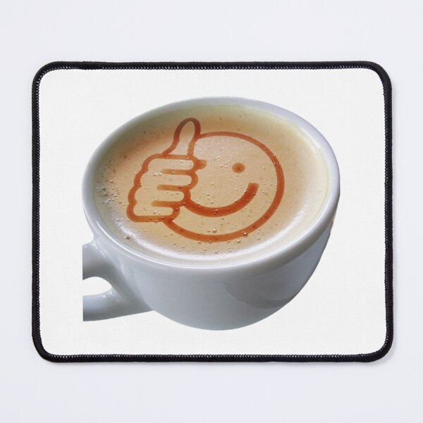 Item preview, Cheers to Positivity: A Thumbs-Up Latte Smile designed and sold by AwakenCoffee.