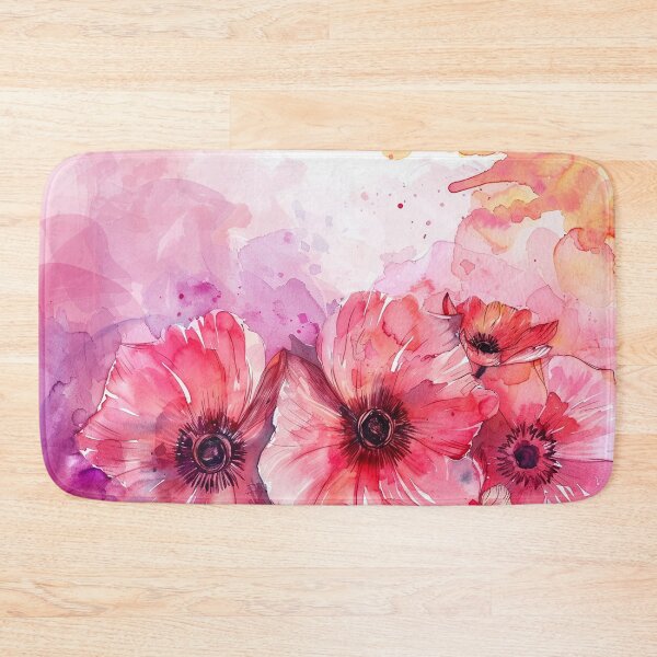 Item preview, Red Blossoms in Bloom Watercolor Flowers designed and sold by SellingWSarah17.