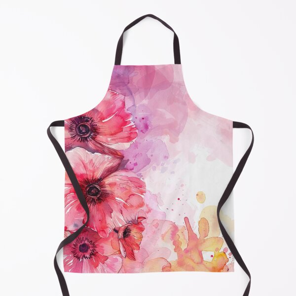 Item preview, Red Blossoms in Bloom Watercolor Flowers designed and sold by SellingWSarah17.