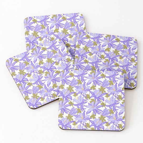 Item preview, Flowers in the shadows- purple and white designed and sold by Silviaclara.