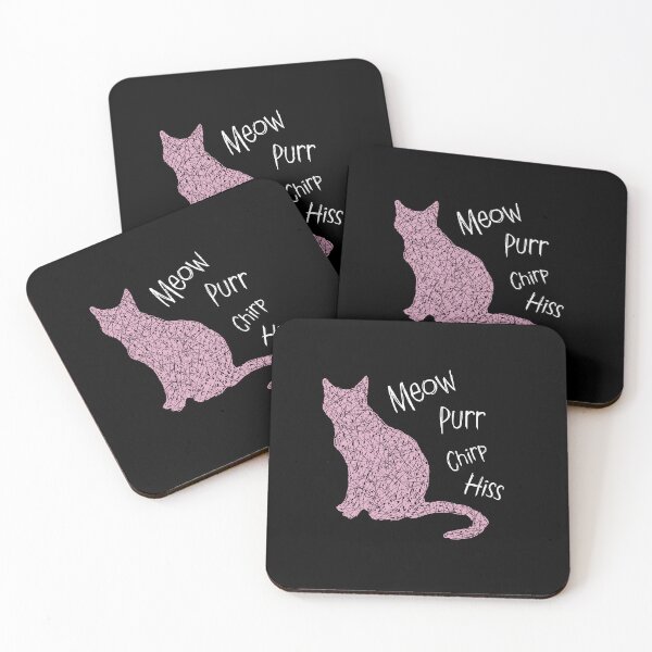 Item preview, Cat noises meow purr hiss chirp  designed and sold by alczar.