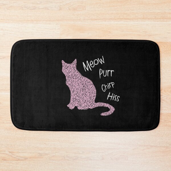 Item preview, Cat noises meow purr hiss chirp  designed and sold by alczar.