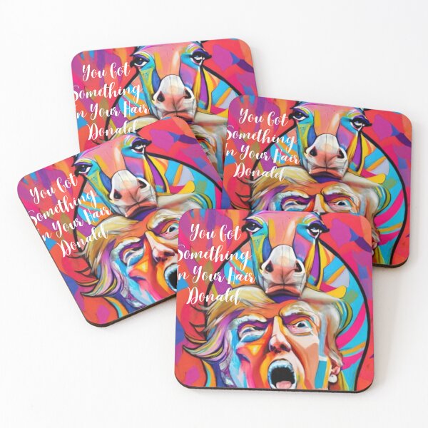 Item preview, Pop Culture Pop Art Rendition of Trumps Nightmare Vibrant Eclectic Art Drawing designed and sold by Wolvescreate.