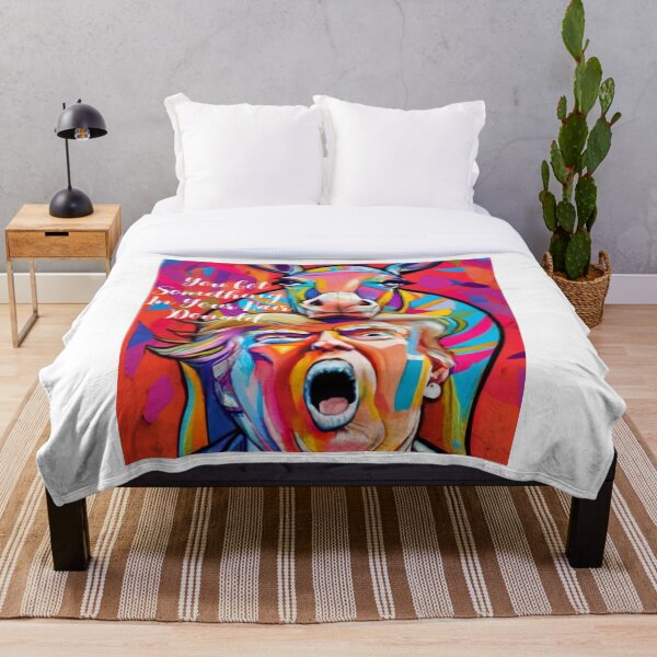 Item preview, Pop Culture Pop Art Rendition of Trumps Nightmare Vibrant Eclectic Art Drawing designed and sold by Wolvescreate.