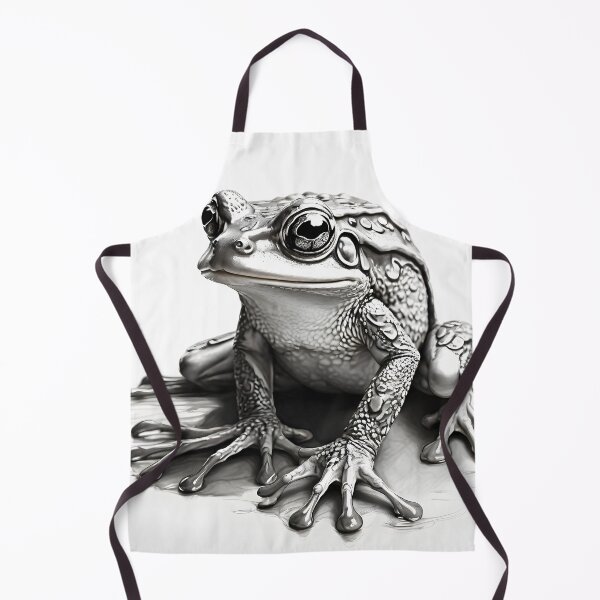 Item preview, Black and White Toad pencil drawing designed and sold by Pencil-Art.