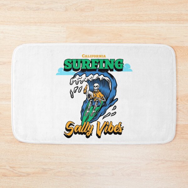 Item preview, "salty vibes" california surfing - summer - tea - sea - beach - california designed and sold by DeCodeArtShop.