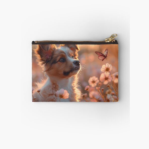 Item preview, Happiness Blooms: A Pup's Encounter With a Trendy Butterfly designed and sold by Shirtastically.