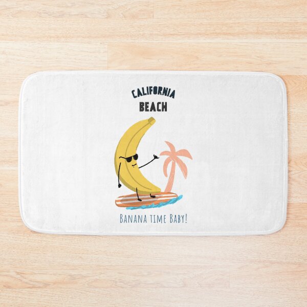 Item preview, "Banana time baby!" california surfing - summer - banana - sea - beach - california - funny designed and sold by DeCodeArtShop.