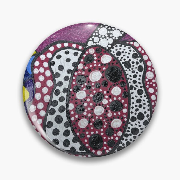 Item preview, Kusama modern colorful pumpkin designed and sold by mjiguana.