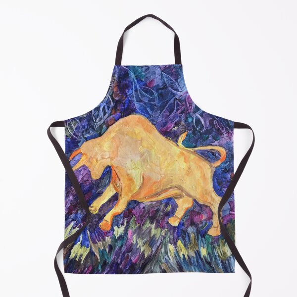 Item preview, Golden Bull art designed and sold by BeeTartprints.