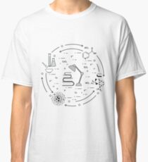 Wissenschaftliche, Bildungselemente. Classic T-Shirt