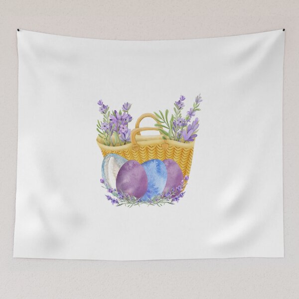 Item preview, Easter, Christ, Eggs, New Passover, Happiness, basket, Flowers, Lavender designed and sold by WORLD-SOFIA.
