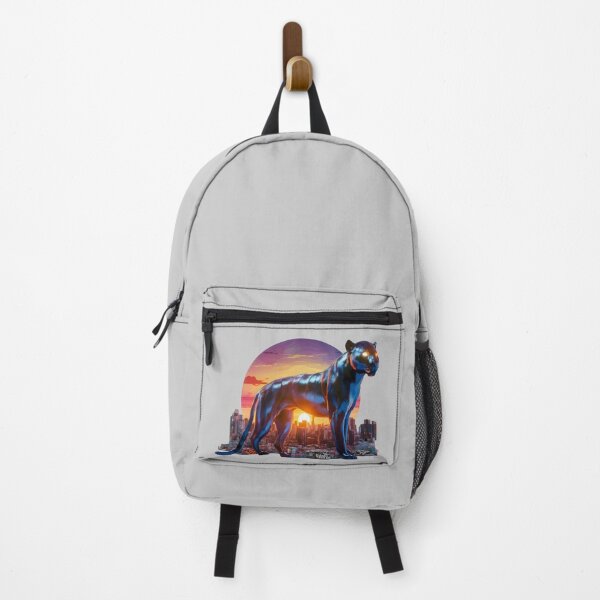 Item preview, a panther silhouetted against a vibrant sunset skyline designed and sold by Firas Aljazzar.