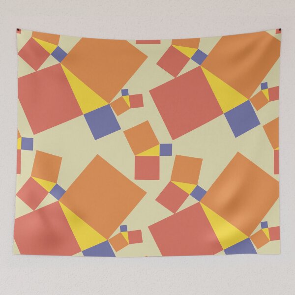 Item preview, Pythagoras repeat tile designed and sold by MinnietheCat.