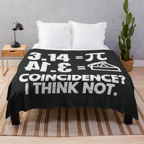 Item preview, Pi 3.14 Coincidence Funny Pi Day Pun designed and sold by HowToCanadian.