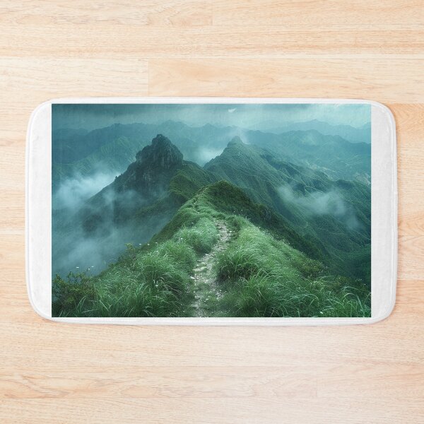 Item preview, The Enchanting Emerald Mountain Trail - A Hiker's Journey Through Nature's Wonders designed and sold by Shirtastically.