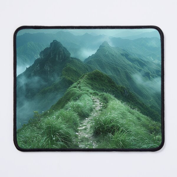 Item preview, The Enchanting Emerald Mountain Trail - A Hiker's Journey Through Nature's Wonders designed and sold by Shirtastically.