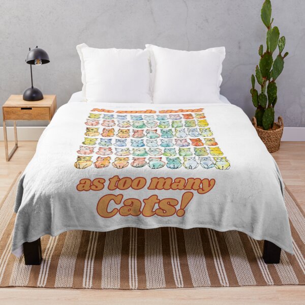 Item preview, No such thing as too many cats designed and sold by bobbi arbore.