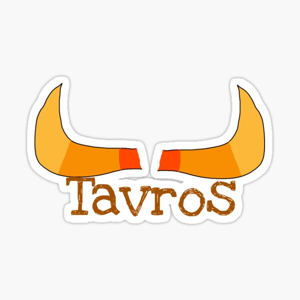 Tavros Horns With Text Sticker