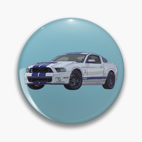Item preview, GT500 - Silver and Blue | Organic Vector Art designed and sold by Bugs-Auto-Shop.
