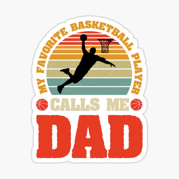 Item preview, My Favorite Basketball Player Calls Me Dad Essential T-Shirt designed and sold by MousajidouArt.