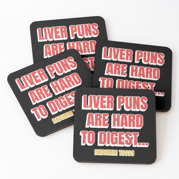 Item preview, Liver Puns Are Hard To Digest designed and sold by NinniSilver.