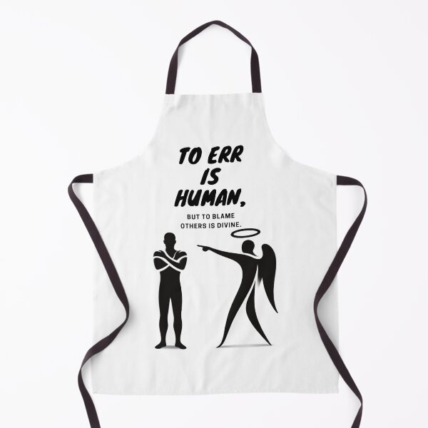 Item preview, To err is human, but to blame someone else is Divine. Funny Phrase. Fun Gifts. designed and sold by LilianPixel.