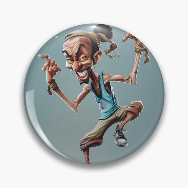 Item preview, Zany Breakdancer Moves Caricature designed and sold by Paintit-black.