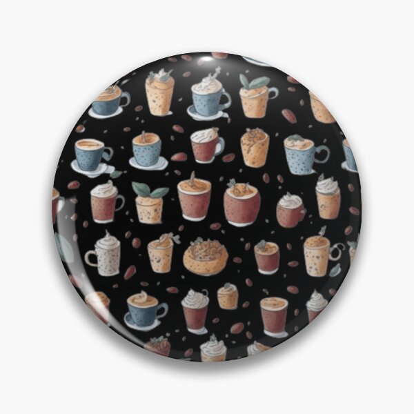 Item preview, Different Types of Hot Beverages - Coffee Pattern designed and sold by TGAL2.