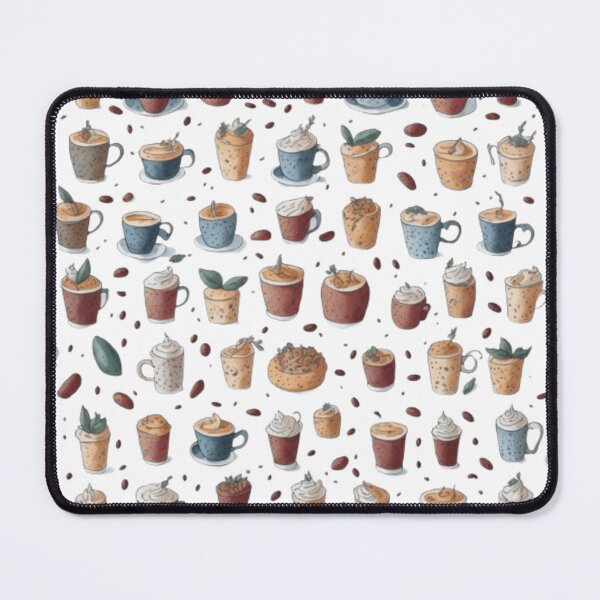 Item preview, Different Types of Hot Beverages - Coffee Pattern designed and sold by TGAL2.