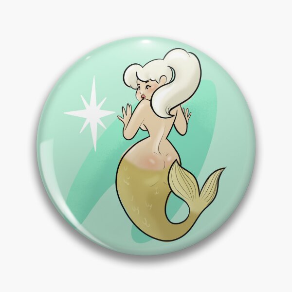 Item preview, Mid Mod Mermaid designed and sold by Kit Fox.