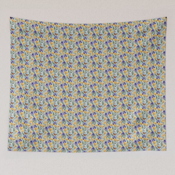 Item preview, Bird and Butterfly among the Irises designed and sold by Jasna Dragun.