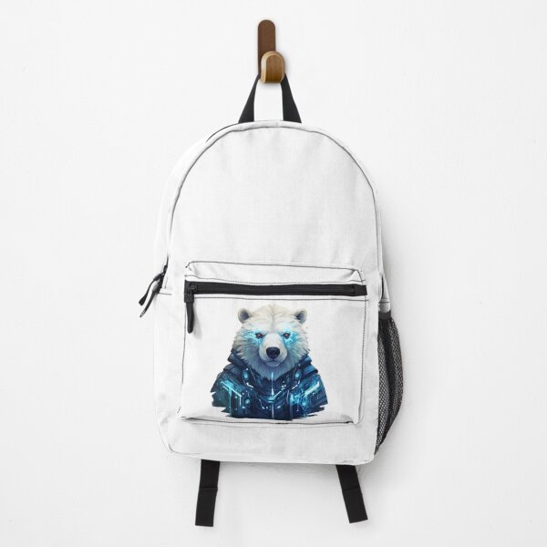 Item preview, Cyber Polar Bear // Polar Bear // Cool Animal // Cyber Animal // Future Animal Art // Animal Warrior // Animal Cute Art designed and sold by SMARTKIT  DESIGNAGENCY.