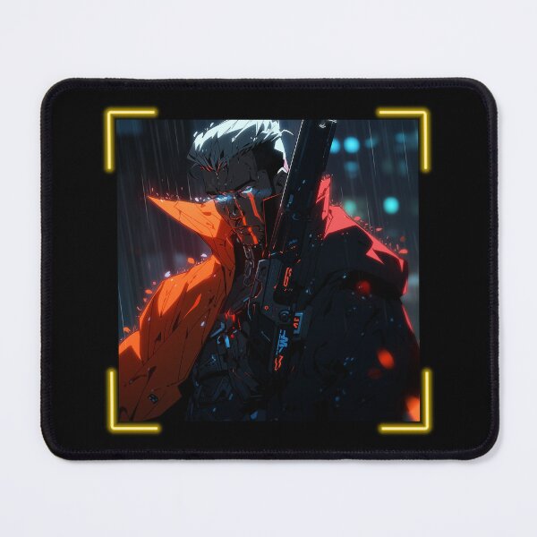 Item preview, Cyberpunk Yakuza sheds bloody tears on the night streets of Mega Tokyo. designed and sold by Mecha Brave Studio.