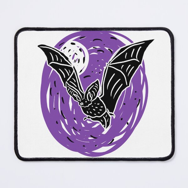 Item preview, Bat linocut-style designed and sold by Han44.