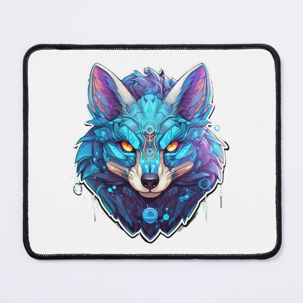 Item preview, Cyber Polar Fox // Polar Fox // Cool Animal // Cyber Animal // Future Animal Art // Animal Warrior // Animal Cute Art designed and sold by SMARTKIT DESIGNAGENCY.