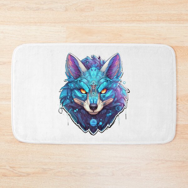 Item preview, Cyber Polar Fox // Polar Fox // Cool Animal // Cyber Animal // Future Animal Art // Animal Warrior // Animal Cute Art designed and sold by SMARTKIT  DESIGNAGENCY.